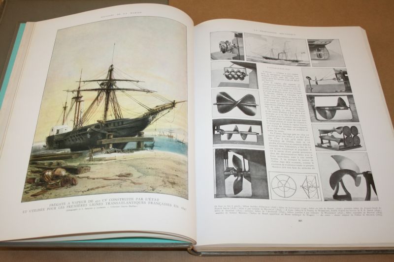 G. Toudouze e.a. - Histoire de la Marine (Complete uitgave in 2 delen)