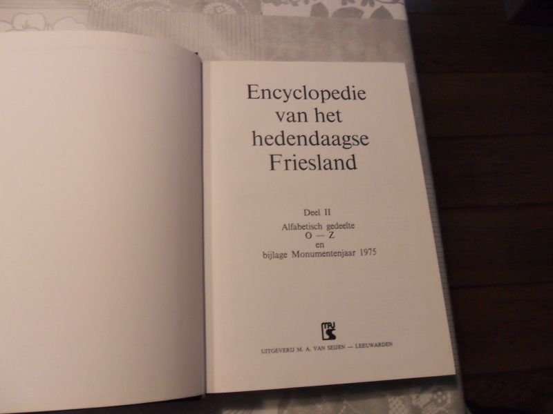  - Encyclopedie van het hedendaagse Friesland