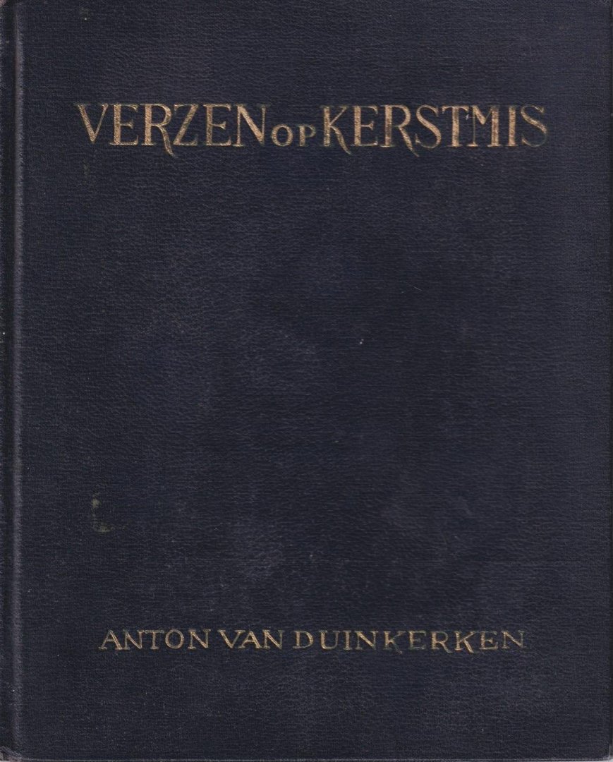 Duinkerken, Anton van - Verzen op Kerstmis