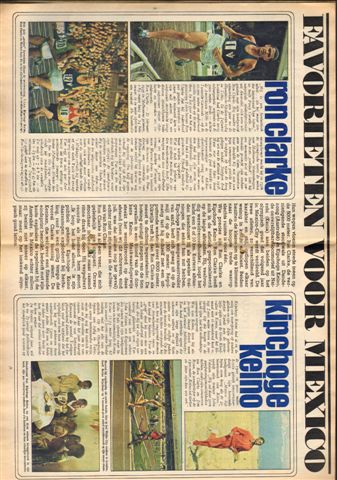 Diverse  tekenaars - PEP 1967 nr. 38, stripweekblad, 23 september met o.a. DIVERSE STRIPS (BLUEBERRY/BLAKE EN MORTIMER/TOENGA/DAN COOPER/ASTERIX/VIDOCQ/MICHEL VAILLANT/LUCKY LUKE)/TOENGA (COVER TEKENING )/RON CLARKE EN KIPCHOGE KEINO (ATLETIEK), goede staat