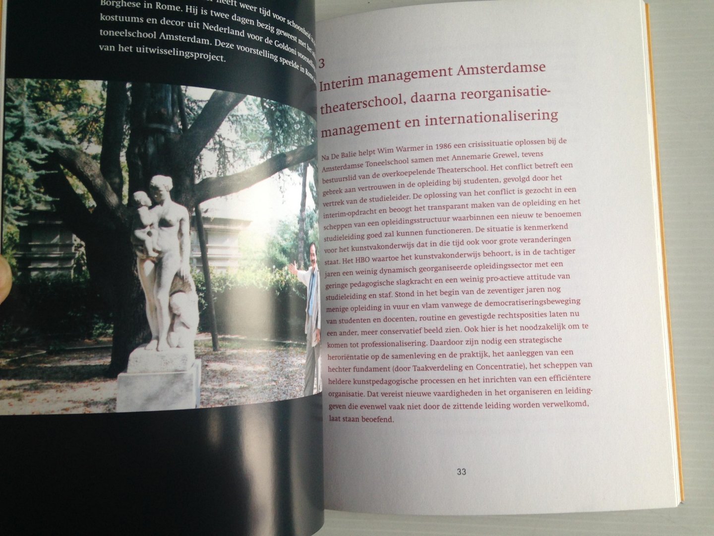 Hagoort, Giep - Kunstmanagement en engagement Wim Warmer een profiel,