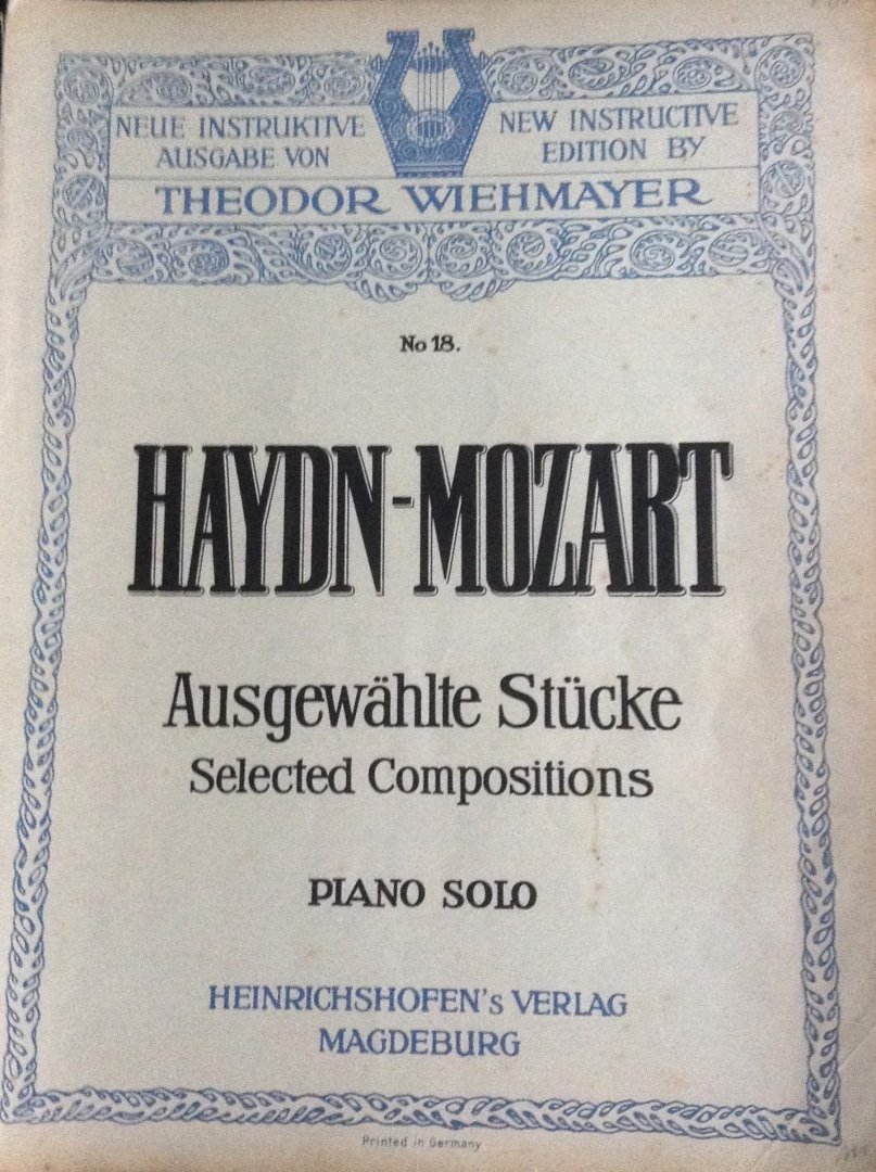 Wiehmayer, Theodor - Haydn - Mozart