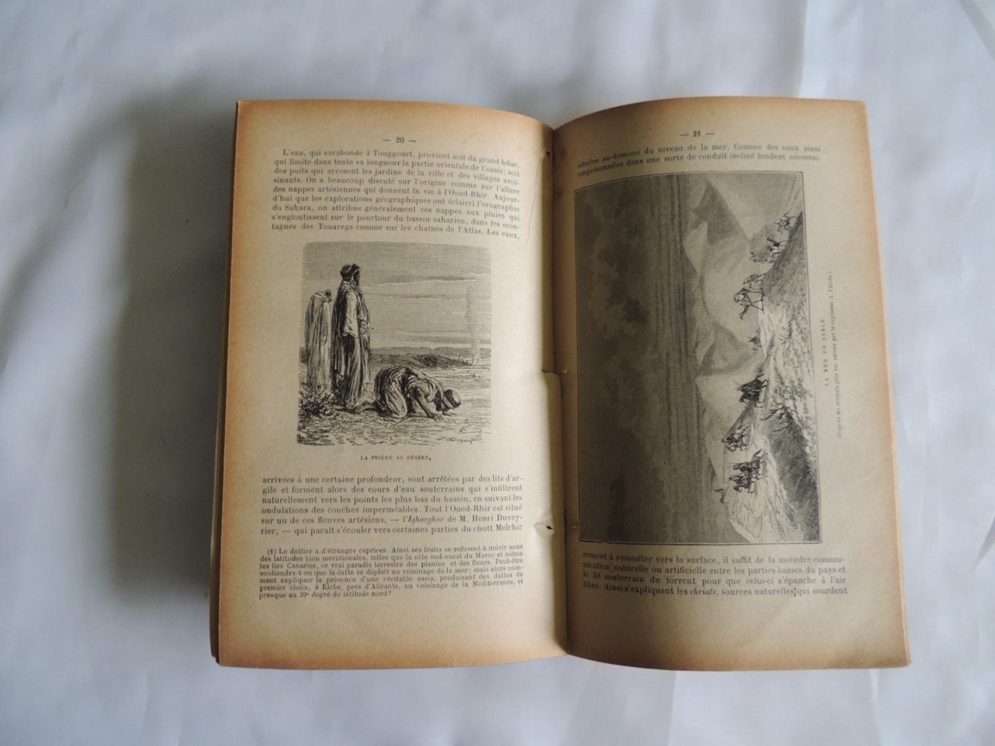 Comte Goblet d' Alviella - Le Sahara algerien . N° 63  de la Bibliothèque illustrée Bibliotheque illustree des voyages autour du monde par terre et par mer