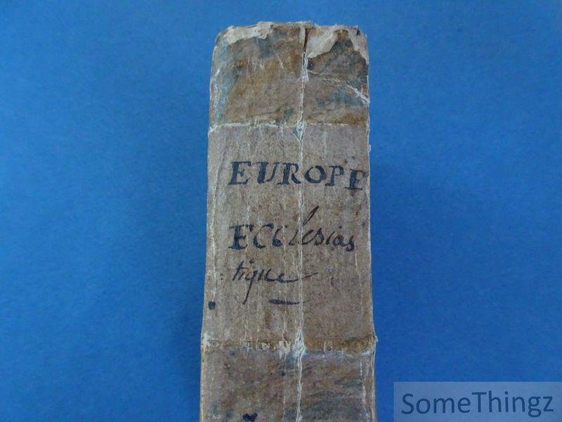 Anon. - [Abbé de Malvaux, Pierre-Claude.] - L'Europe ecclésiastique, ou État du Clergé.