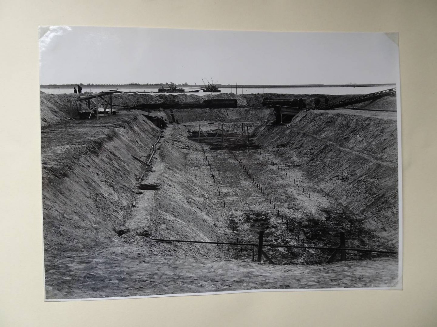 N.n.. - Foto-albums. Rijkswaterstaat.Werkzaamheden Waterweg. 2 Delen.