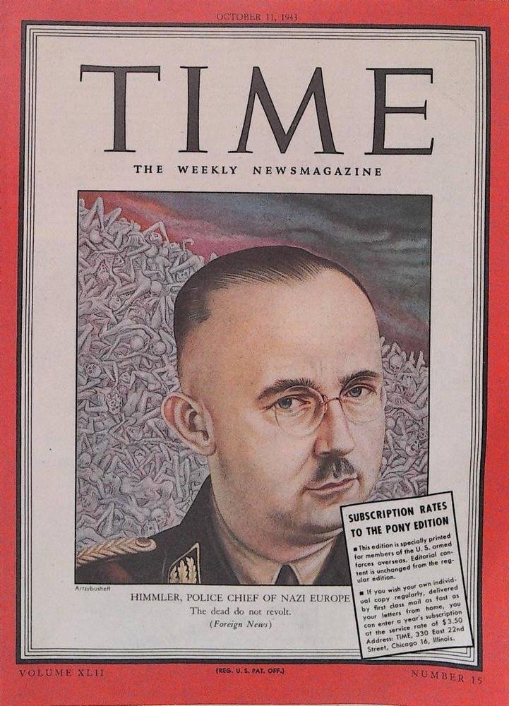 Redactie - Time , weekly magazijne - Op de cover Himmler !