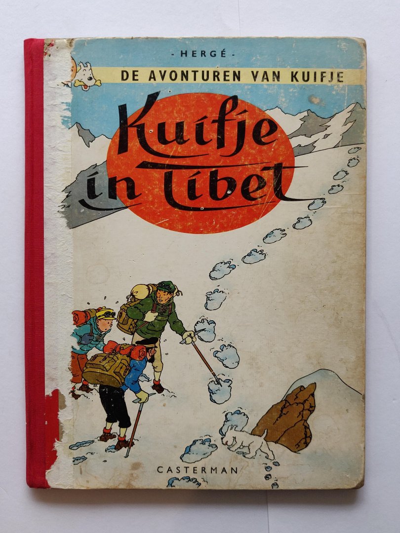 Hergé - Kuifje in Tibet harde kaft,1e druk