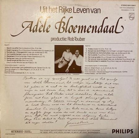 Bloemendaal, Adèle - LP - Uit het rijke leven van Adèle Bloemendaal.