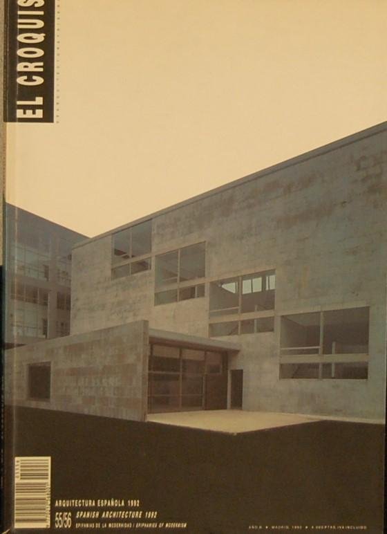 - - El Croquis 55/56. Arquitectura Espanola 1992