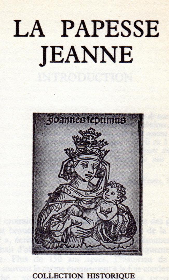Boureau, Alain - La papesse Jeanne