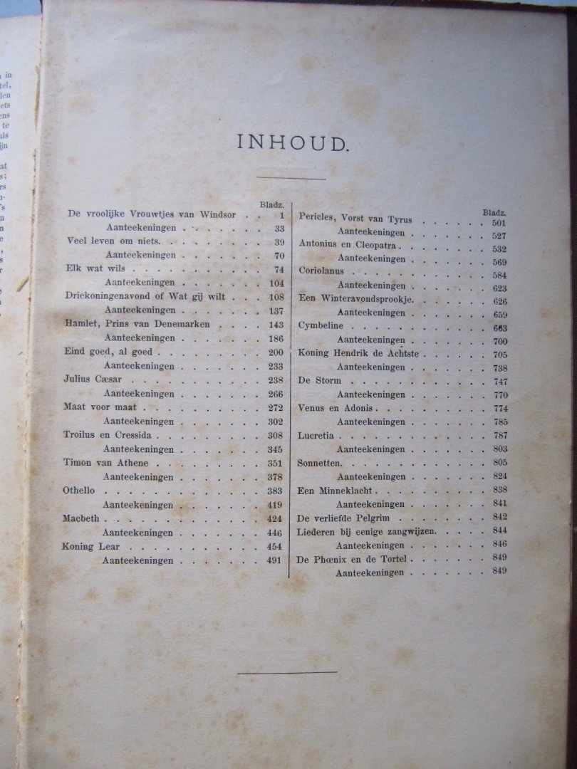 William Shakespeare - De werken van William Shakespaere