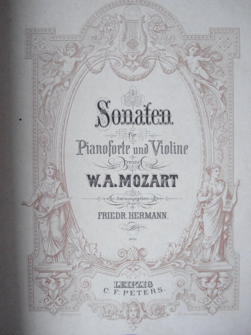 Mozart, Wolfgang Amadeus - Sonaten fur Pianoforte und Violine.