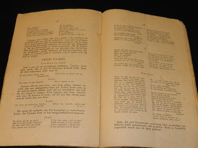 Meilhac, H. / Halevy, L. - Carmen - Lyrisch drama in vier bedrijven [1930] olv. Arturo Borin, directeur van N.V. Opera Italiana