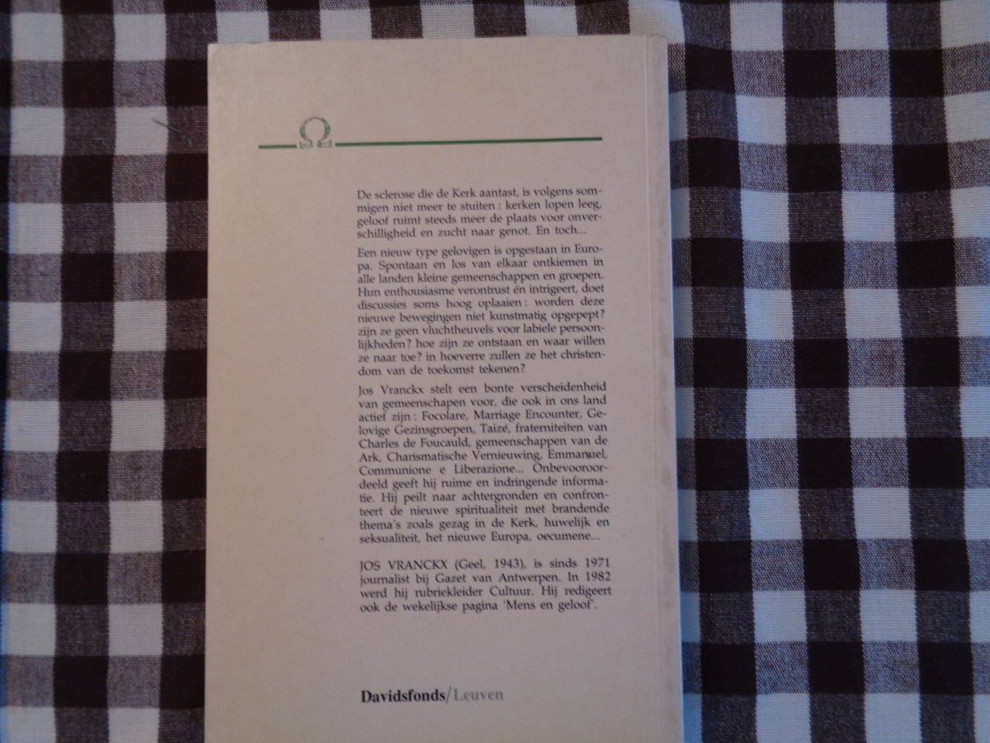 Vranckx, J. - Pelgrims voor een nieuwe tijd / druk 1