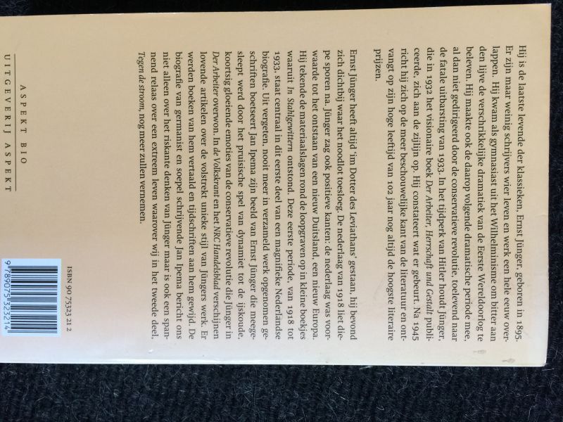 Ipema, Jan - In dienst van Leviathan Ernst Jünger Tijd en werk 1895-1932