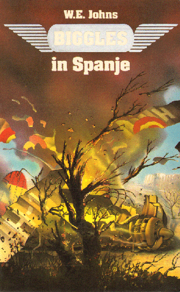 Johns, W.E. - Biggles in Spanje, 185 pag. paperback, goede staat(opdracht op schutblad geschreven)