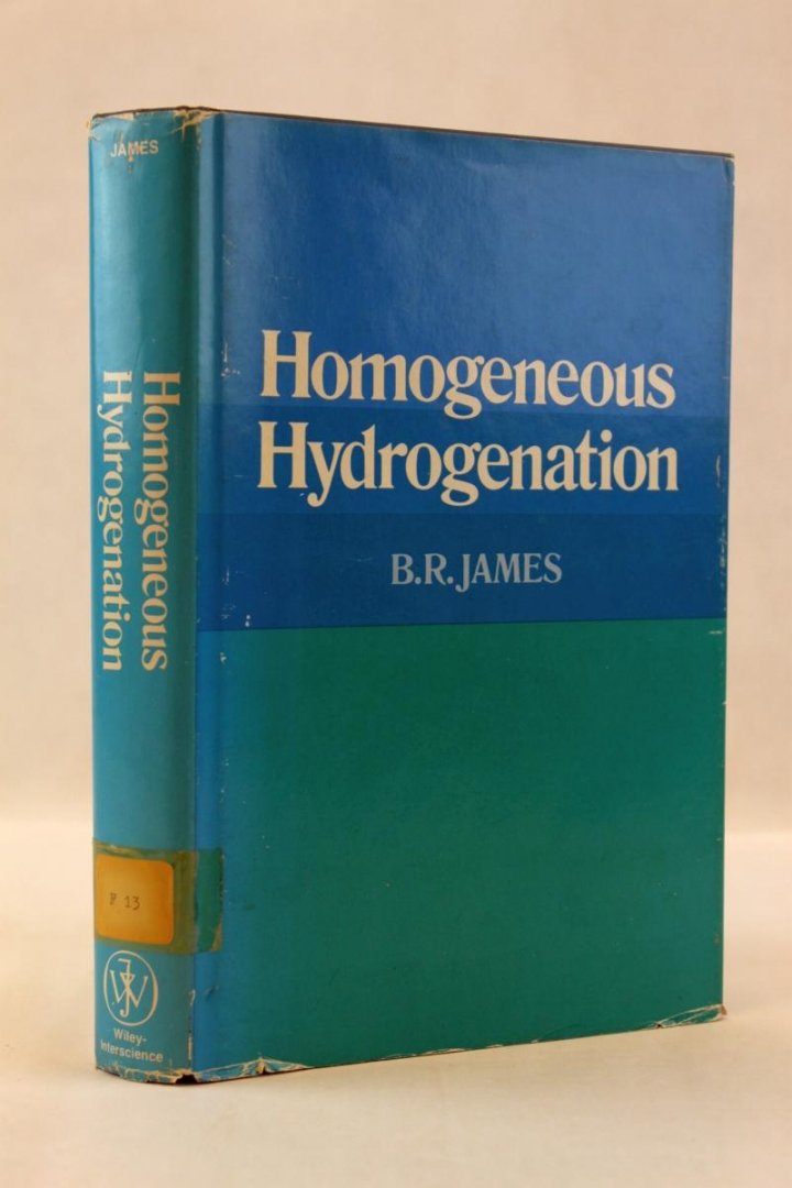 James, B.R. - Homogeneous Hydrogenation (3 foto's)