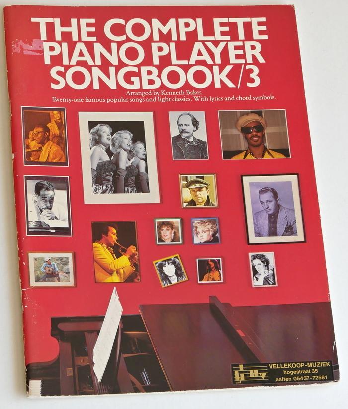 Baker, Kenneth (arr) - The Complete Piano Player Songbook. Volume 3