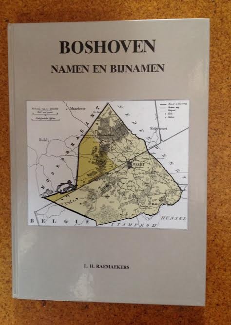 Raemakers, L.H. - Boshoven. Namen en bijnamen
