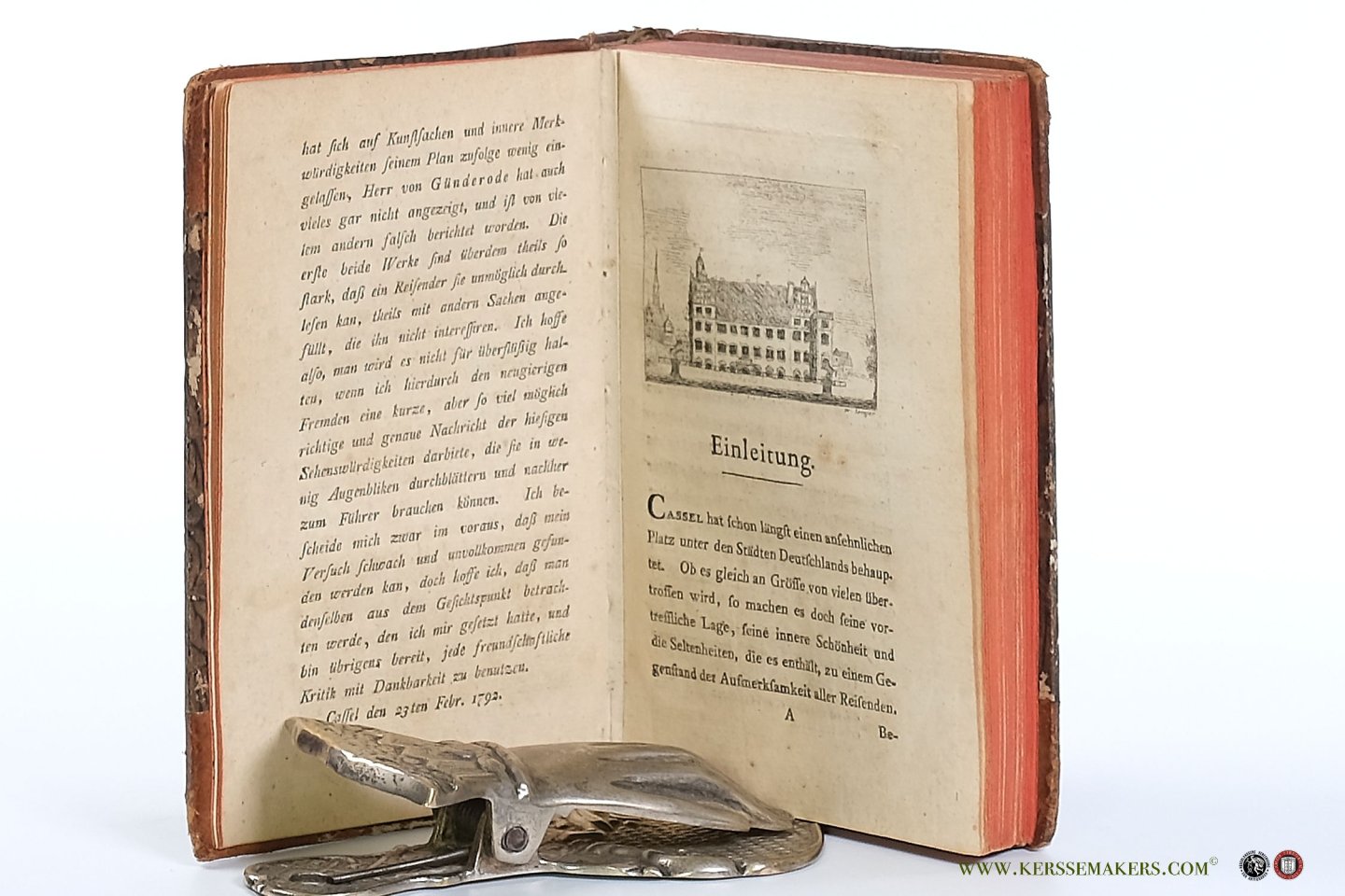 [ Apell, David August von ]. - Cassel und die umliegende Gegend : eine Skizze für Reisende. Mit sechs Vignetten. [ bound with ]: Brunilde. Eine Anekdote aus dem bürgerlichen Leben des dreizehenden Jahrhunderts.