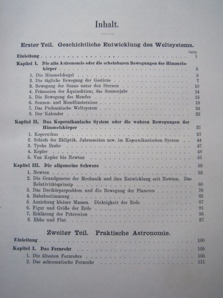 Ludendorff, H. - Newcomb-Engelsmanns  Populare Astronomie