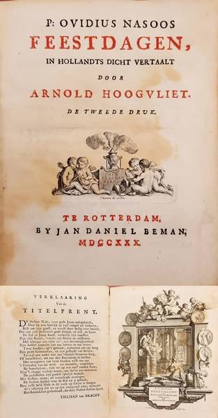 OVIDIUS NASOOS, P. - Feestdagen, in Hollandts dicht vertaalt. Ed. Arnold Hoogvliet.