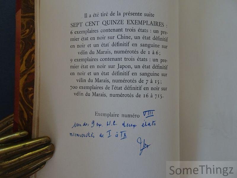 Alain Fournier et André Théboult (ills.). - Le grand meaulnes.  Avec la suite 'Le pays sans nom' d'André Thebault. [Une édition bibliophile limité à 100 exemplaires numérotés, reliée avec une suite ajoutée d'André Thebault à 9 exemplaires hors commerce.]