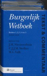 Burgerlijk Wetboek - boeken 1, 2, 3, 4, 5