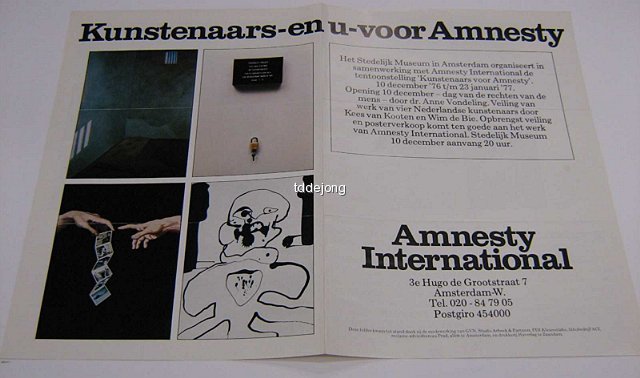  - Kunstenaars -en u- voor Amnesty
