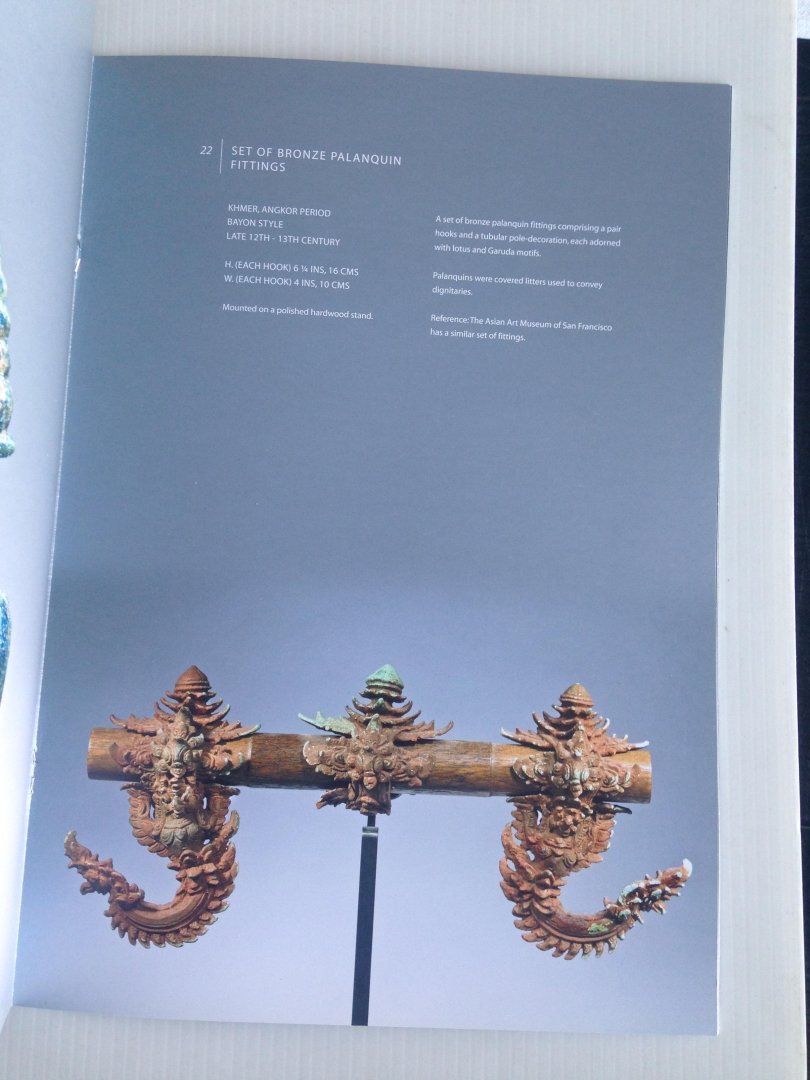 Catalogus - A Major Private UK Collection of  important group of Southeast Asian Bronzes