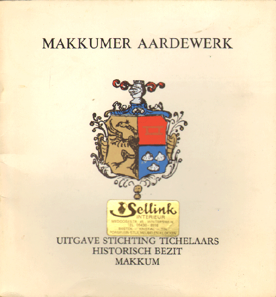 Diverse auteurs - Makkumer Aardewerk, 63 pag. kleine paperback, goede staat