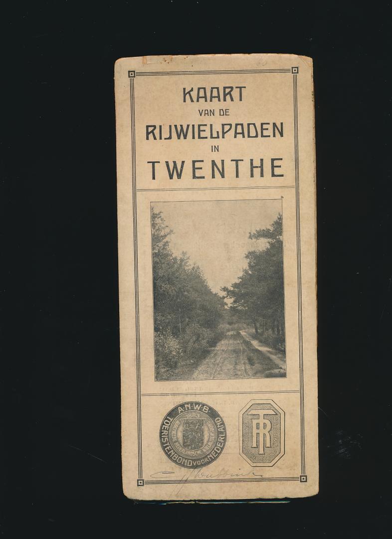 A.W. Stork bewerker - Kaart van de rijwielpaden in Twenthe (Twente) 1926