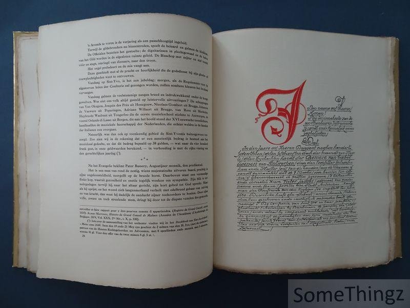 Jacobs, Victor. - Uit het verleden der Antwerpsche balie: de Confrerie van Sint-Yvo en haar jaarfeest in 1674.