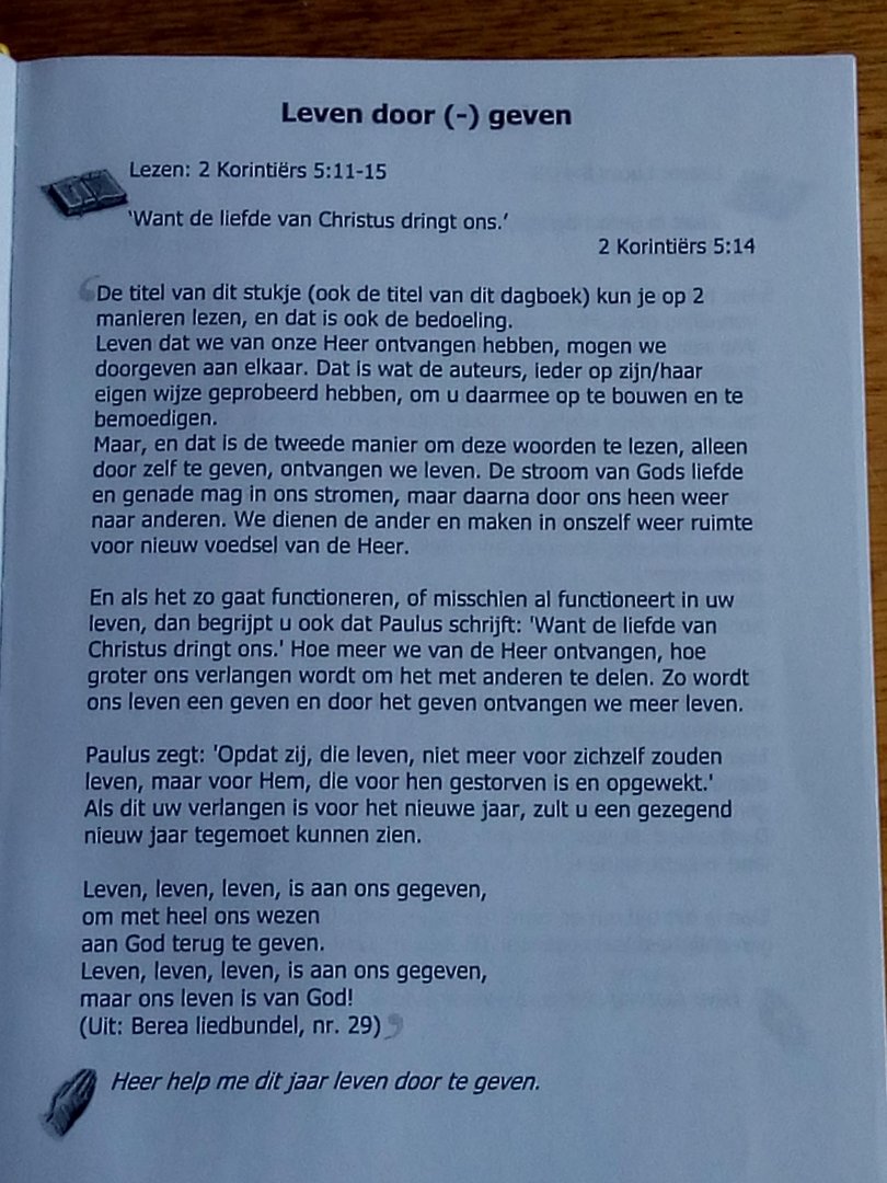 Kees Goedhart, Bert Niehof - Leven door (-) geven / druk 1