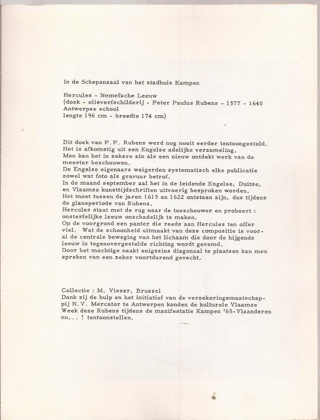 Jagenneau, Drs. J. (voorw. en geredig. ) - Historische schatten van Vlaanderen. Expositie Kampen 1975.