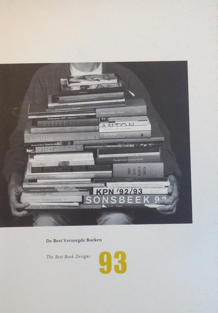 Bunge, Lucas; Madelon Witterholt; Thomas Widdershoven - De best verzorgde boeken 1993 = the best book designs 1993