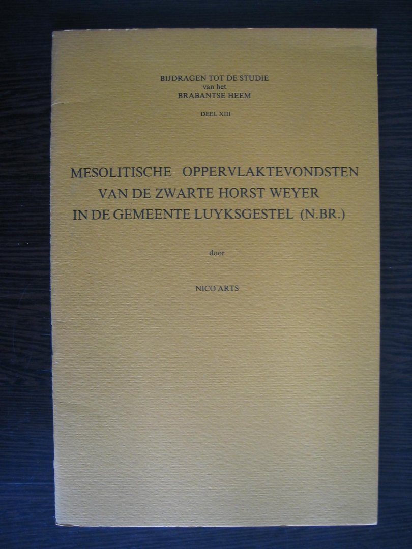 Arts, Nico - Mesolitische Oppervlaktevondsten van de Zwarte Horst Weyer in de Gemeente Luyksgestel (N.Br.)