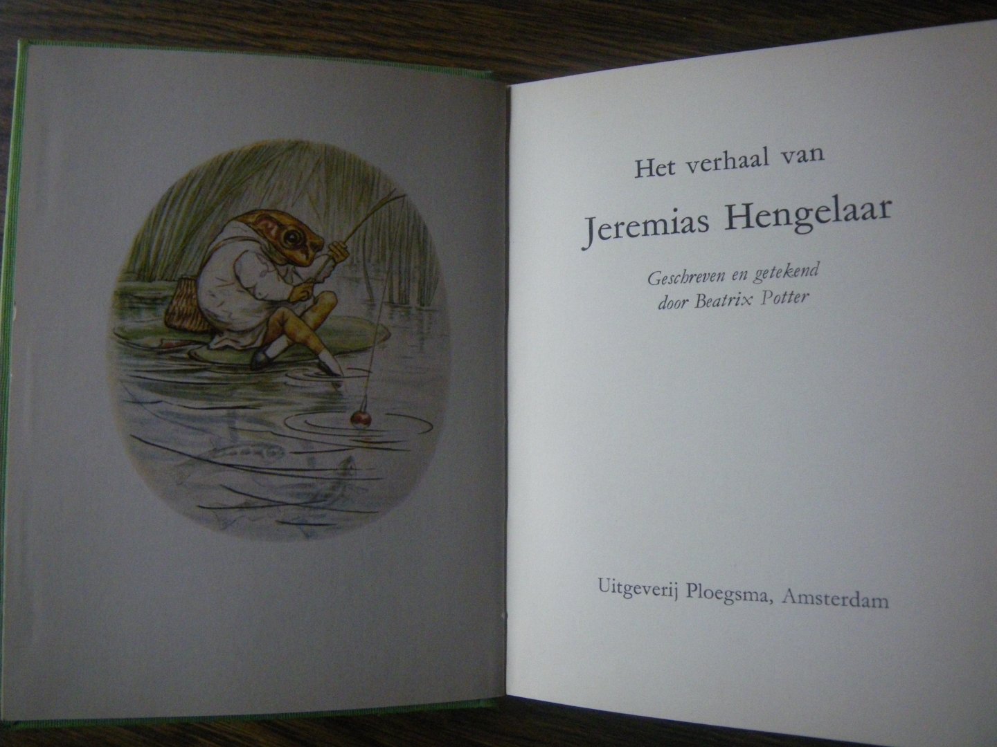 Beatrix Potter vertaling Heleen Kernkamp-Biegel - Het verhaal van Jeremias Hengelaar