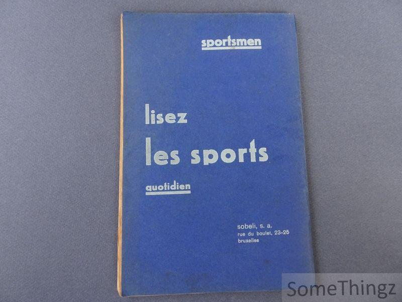 Paul Beving et Albert van Laethem. - Le Cyclisme. 1er supplément (1935).