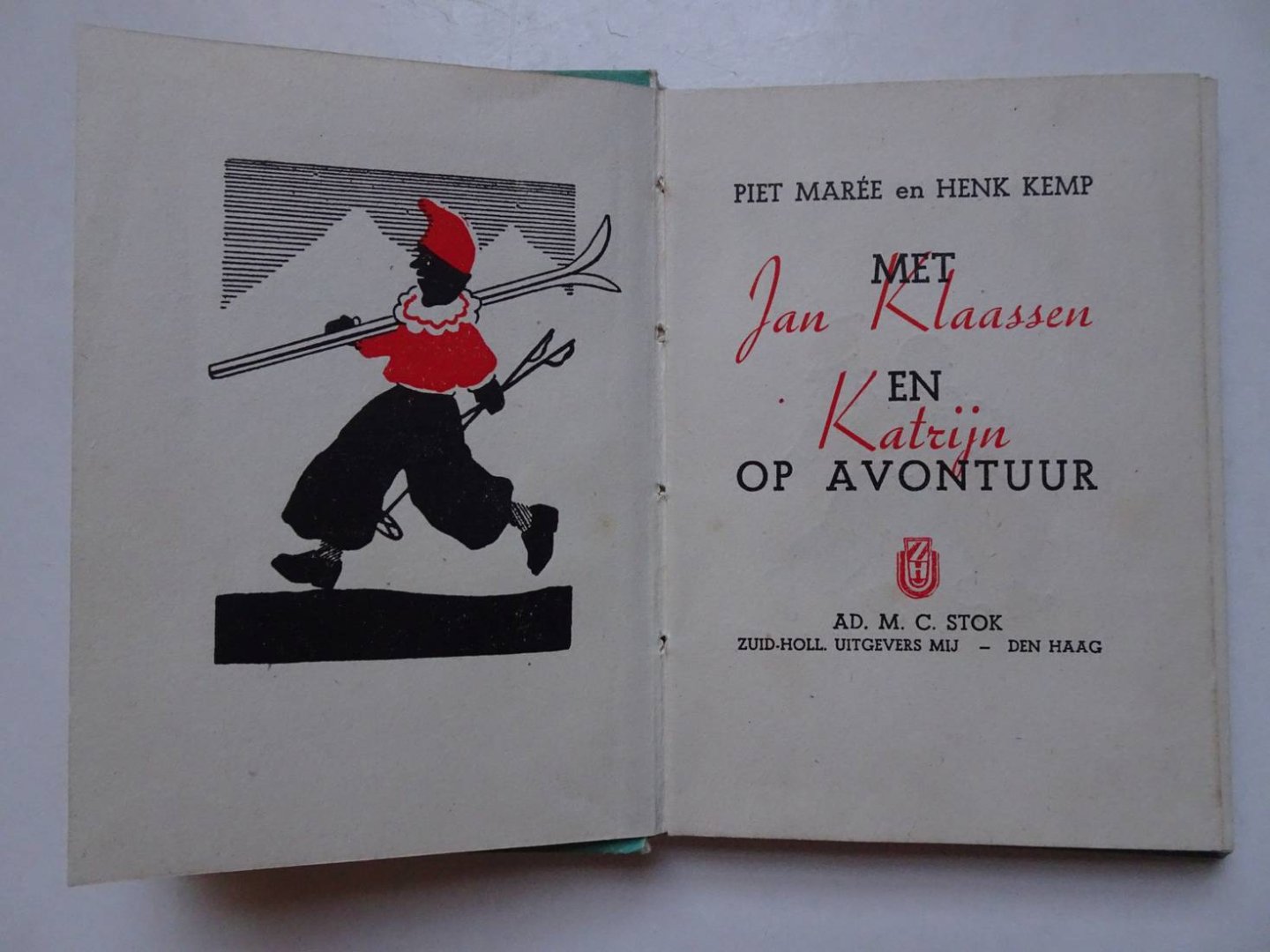 Marée, Piet & Henk Kemp. - Met Jan Klaassen en Katrijn op avontuur. Kabouter Bibliotheek.