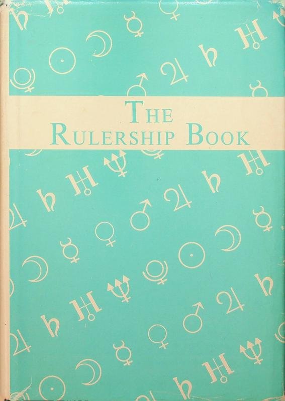 Bills, Rex E. - The Rulership Book. A Directory of Astrological Correspondences
