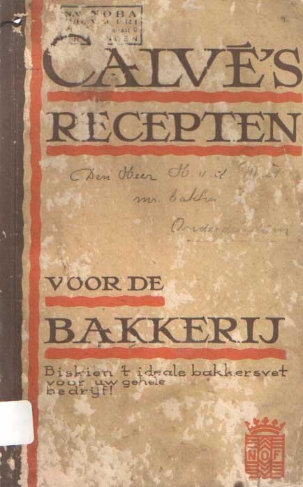  - Calve s recepten voor de bakkerij