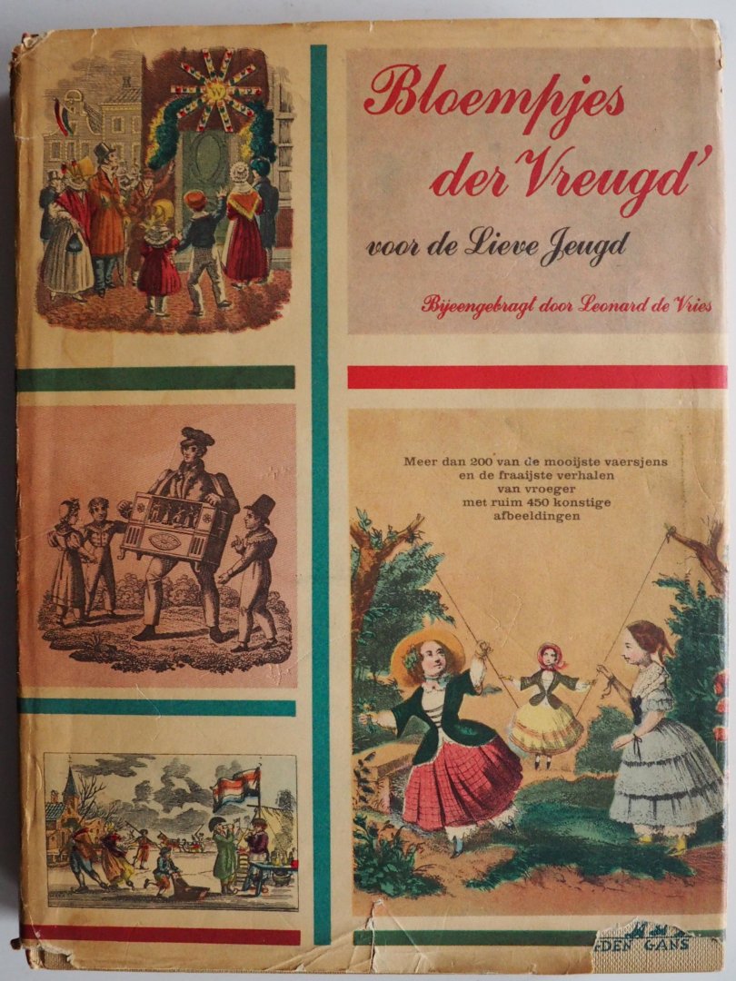 Vries Leonard de - Bloempjes der vreugd voor de lieve jeugd.