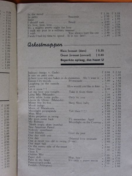  - Catalogus De Nieuwe Muziekhandel