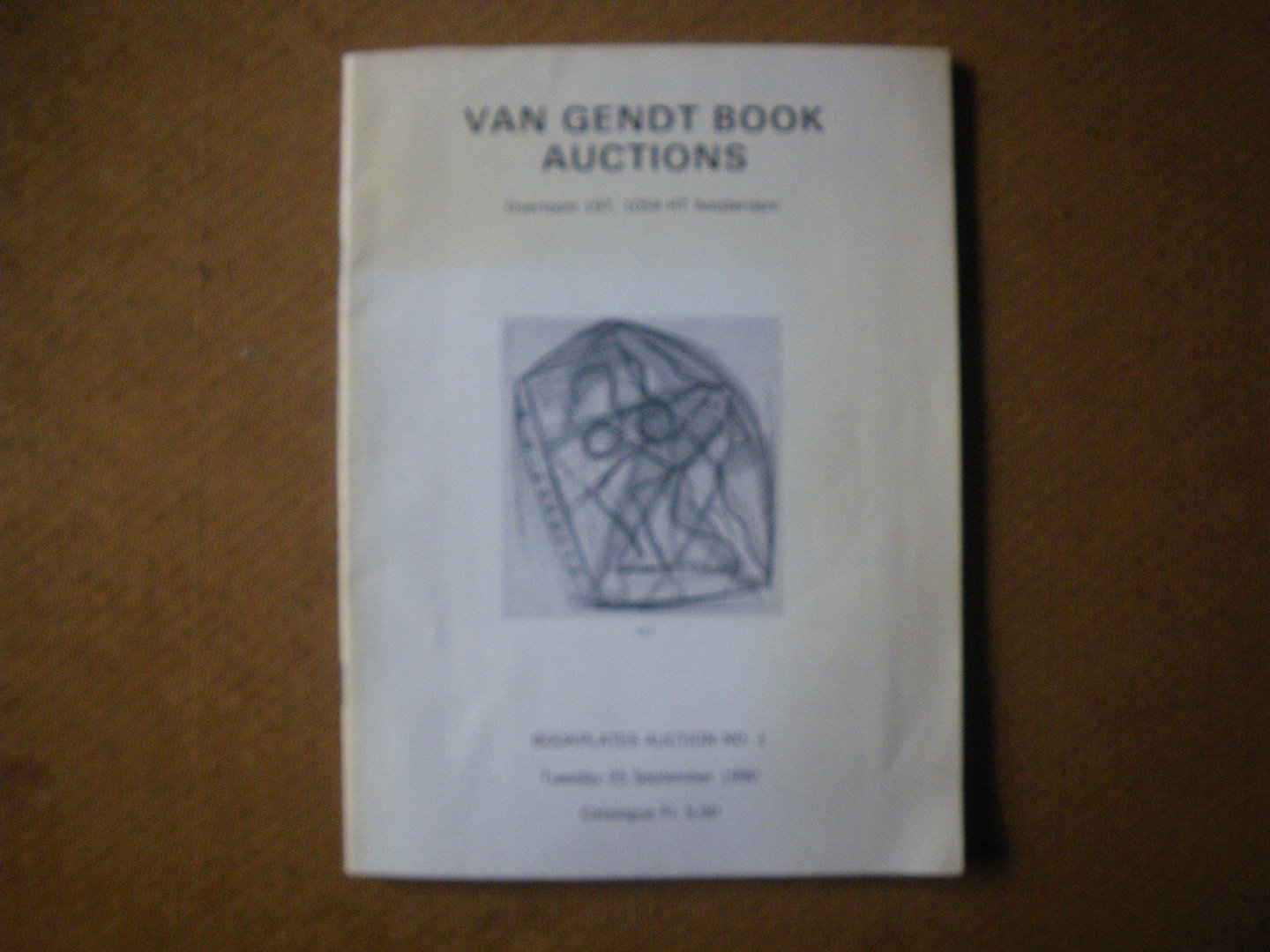 VAN GENDT BOOK AUCTIONS - Bookplates Auction no 1 Tuesday 25 september 1990 Exlibris losse kaarten