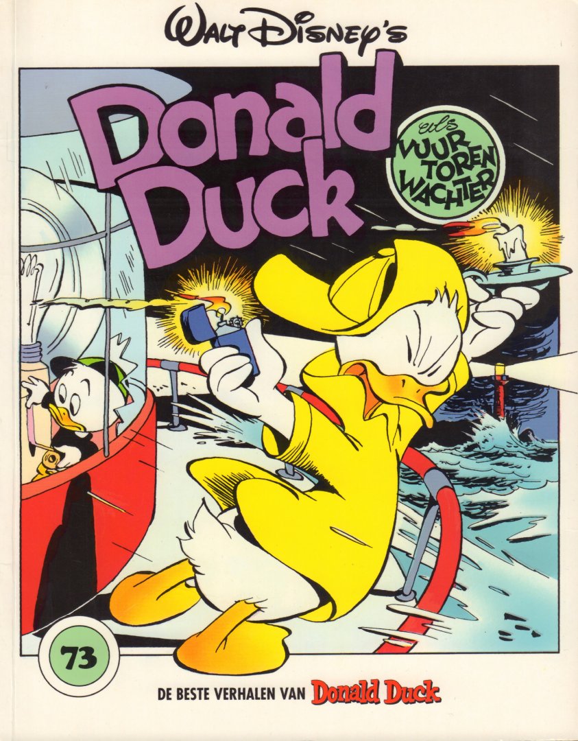 Disney, Walt - Donald Duck 073, Donald Duck als Vuurtorenwachter, softcover, zeer goede staat