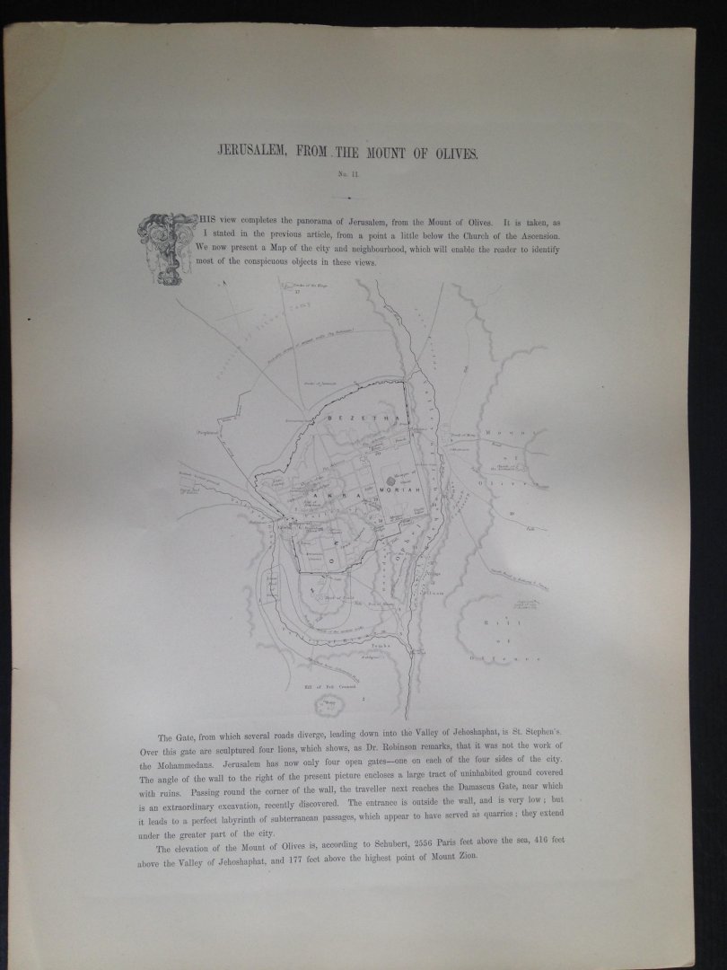 Frith, Francis - Jerusalem, From the Mount of Olives, no 2, Series Egypt and Palestine