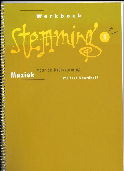 Boer, Max de - Stemming 1 , muziek voor de basisvorming werkboek