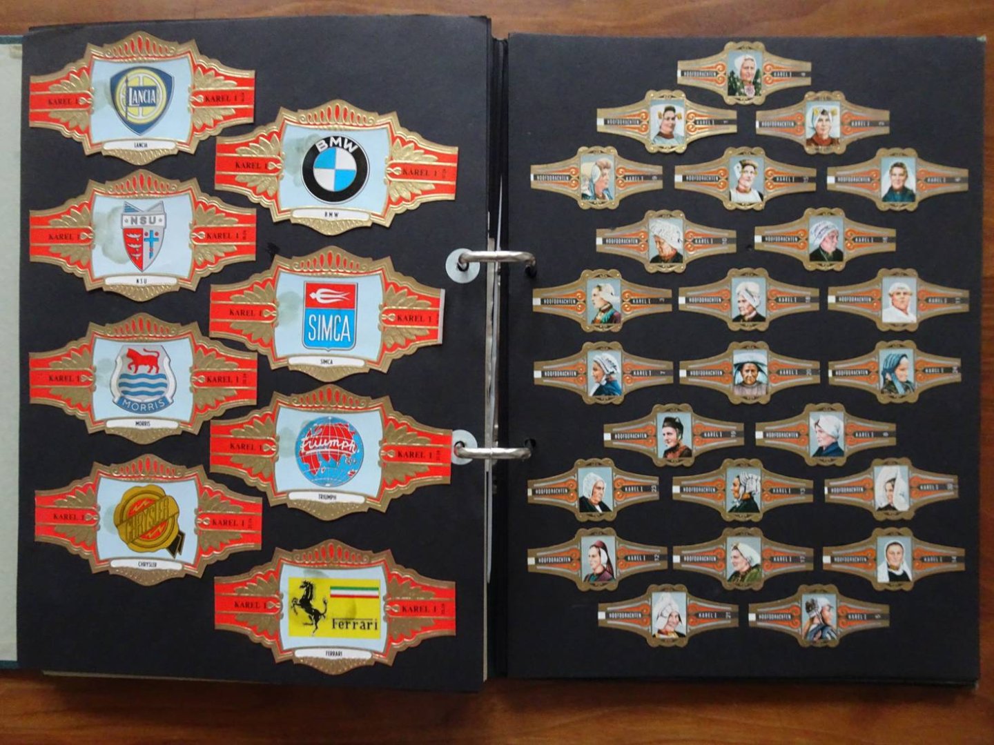 N.n. - Sigarenbandjes.  4 Albums met circa 5000 sigarenbandjes van hoofdzake-                                                                           lijk Nederlandse sigarenfabrieken.