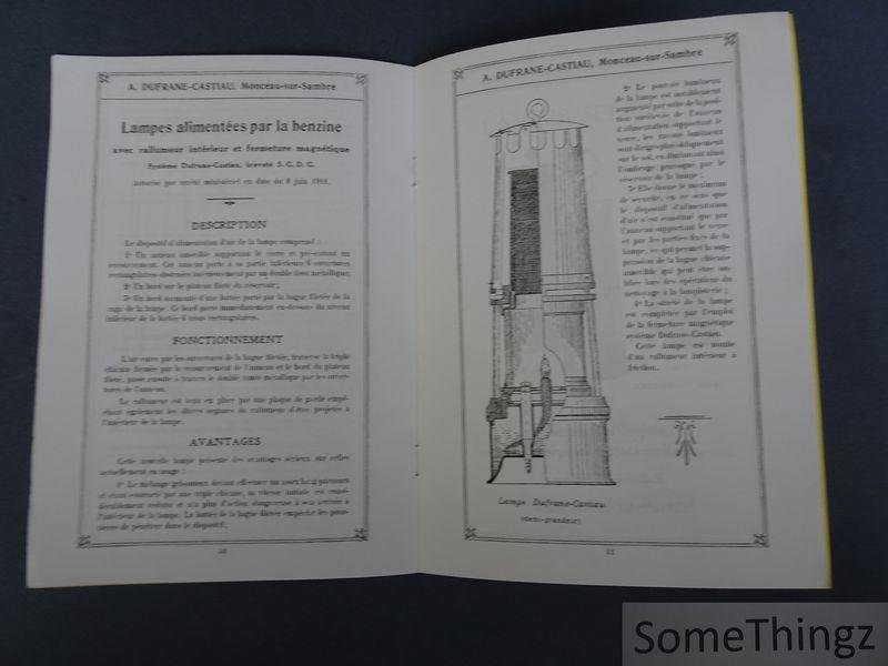 N/A. - Lampes de sûreté pour mines: A. Dufrane-Castiau.